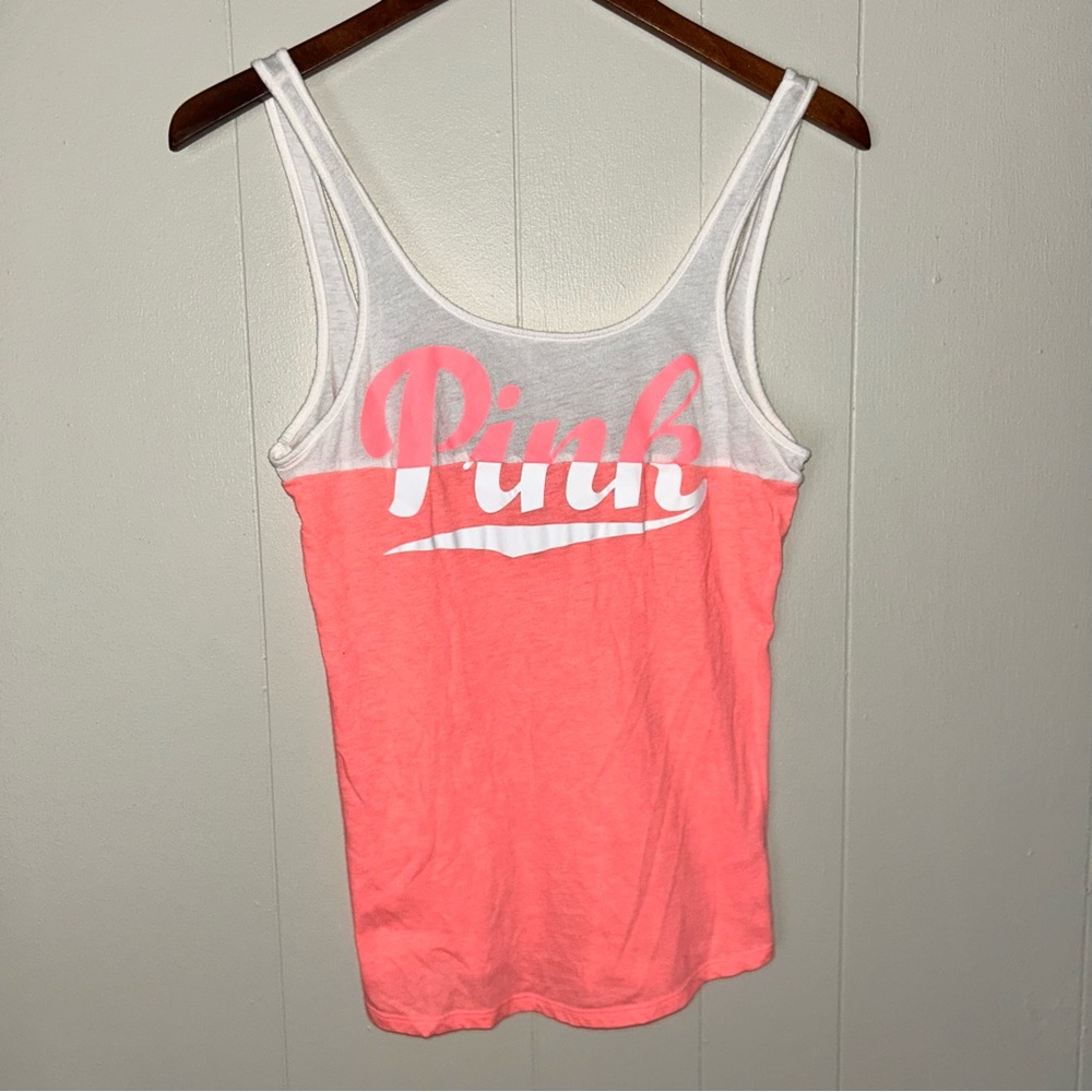 PINK Victoria's Secret Women's Coral Tank‎ Top